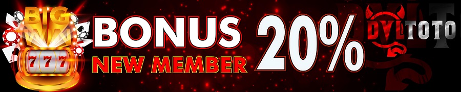 BONUS NEW MEMBER 20%